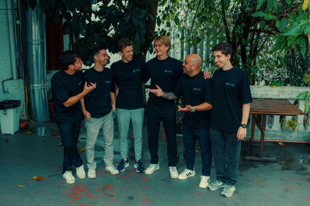 Time Conty durante o evento